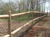 Round Wood Fencing