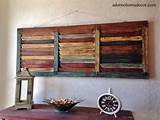 Images of Wood Panel Wall Decor