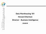 Images of Big Data Warehousing And Business Intelligence