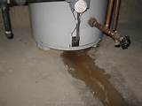 Pictures of Gas Heater Leaking Water