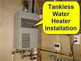Install Tankless Water Heater Photos