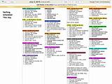 Pictures of Contractor Scheduling Calendar