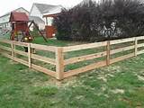Wood Fencing For Farm Pictures
