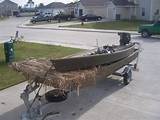 Pictures of Homemade Boat Duck Blind