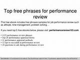 Pictures of Performance Review Topics