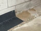 Pictures of Interior Basement Drain Tile