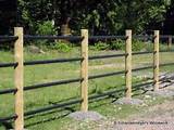 Images of Post And Rail Wood Fencing