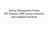 Airway Management Course