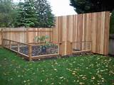 Pictures of Wood Panel Garden Fence