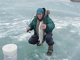 Ice Fishing Brown Trout Photos