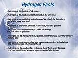 Facts About Hydrogen