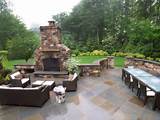 Photos of Patio Design Ideas With Fireplace