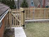 Images of Wood Fence Using Metal Posts