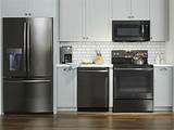Photos of Black Appliances With Stainless Steel Refrigerator