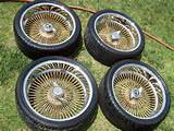 Spoke Wire Wheels Rims Chrome With Tires Pictures