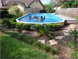 Pictures Of Above Ground Pool Landscaping Photos