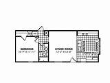 One Bedroom Mobile Home Floor Plans Images