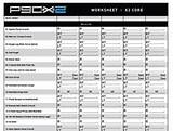 Images of Exercise Program P90x