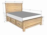 Pictures of What Is The Size Of A Queen Size Bed Frame