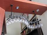 Wire Hanging Wine Glass Rack Pictures