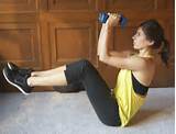 Photos of Core Workouts Using Weights