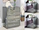 Photos of Bedside Mirrored Furniture