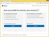 Pictures of Recover Paypal Account With Credit Card