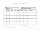 Pictures of Controlled Substance Inventory Log Download