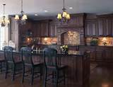 Dark Wood Kitchen Cabinets With Dark Wood Floors