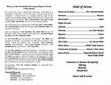 Church Banquet Program Outline Images