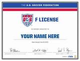 Youth Soccer Coaching License Pictures