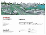 Images of Autocad Civil 3d Certification