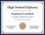 Pictures of High School Graduation Diploma
