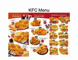 Kfc Current Price List Pictures