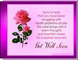 Images of Health Recovery Wishes