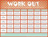 Exercise Routine Calendar Pictures