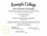 Images of College Degrees Diplomas