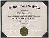 High School Graduation Diploma Photos