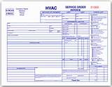 Hvac Service Forms Images