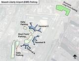 Newark Airport P4 Parking Map