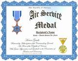 Photos of Air Force Vietnam Service Medal