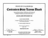 Washington State Contractors Board Images