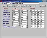 Pictures of Duct Area Calculator Software