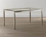 Wood Stainless Steel Dining Table Pictures