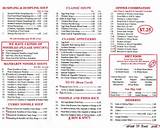 Chinese Food Menu With Pictures Images