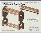 Pictures of Free Wood Quilt Rack Plans