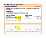 Photos of Credit Card Monthly Payment Calculator