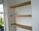 Floating Chunky Shelves Pictures