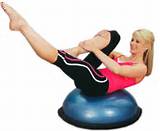 Pictures of Balance Exercises Using Bosu Ball
