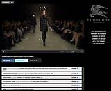 Burberry Live Stream Fashion Show Pictures